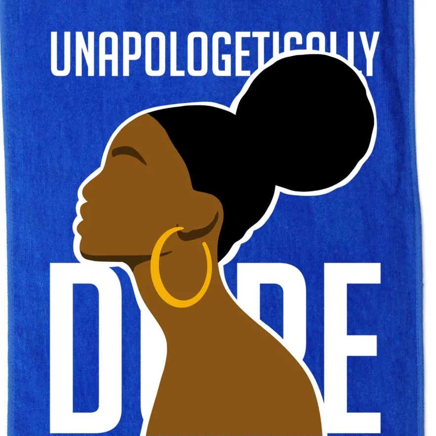 Unapologetically Dope Simple African Art Black History Gift Platinum Collection Golf Towel