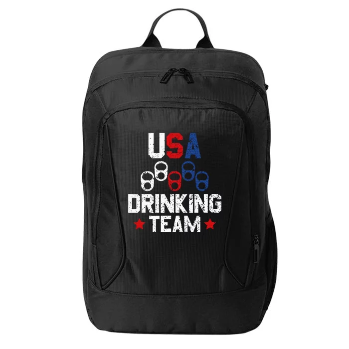 Usa Drinking Team Flag City Backpack