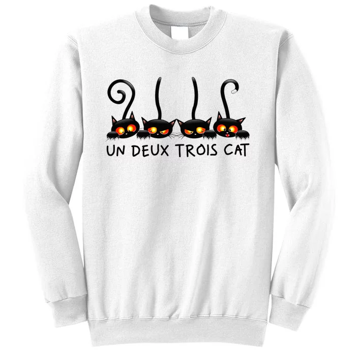 Un Deux Trois Cat Sweatshirt