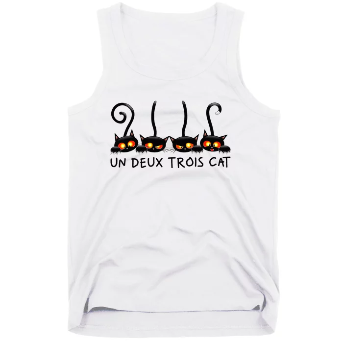 Un Deux Trois Cat Tank Top