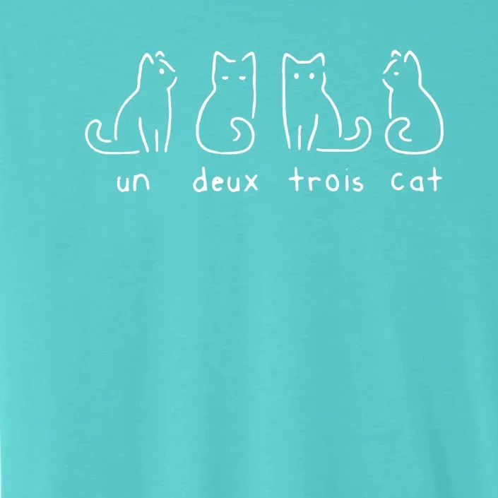 Un Deux Trois Cat Funny ChromaSoft Performance T-Shirt