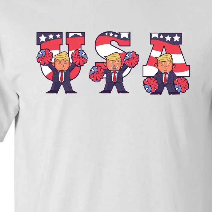 USA Donald Trump Cheer Cartoon Tall T-Shirt