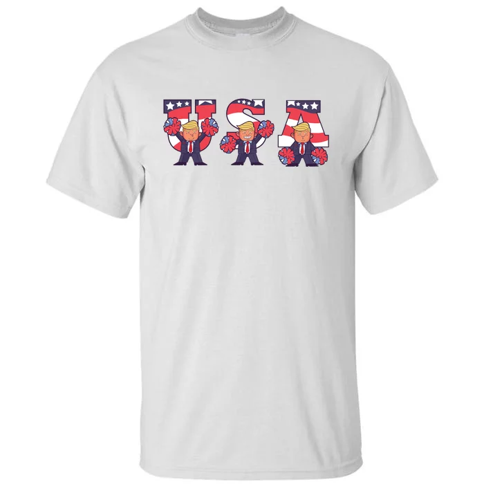 USA Donald Trump Cheer Cartoon Tall T-Shirt