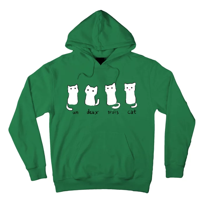 Un Deux Trois Cat Hoodie