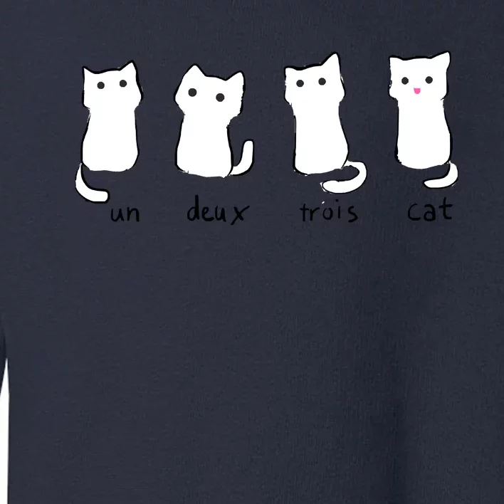 Un Deux Trois Cat Toddler Sweatshirt