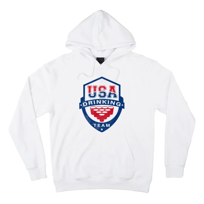 USA Drinking Team 4th Of July Funny Independence Day Drunk Swea Hoodie