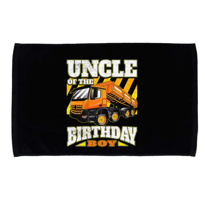 Uncle Dump Truck Birthday Microfiber Hand Towel