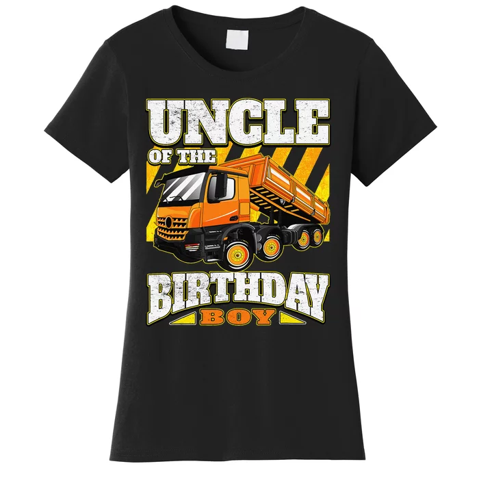 Uncle Dump Truck Birthday Women's T-Shirt