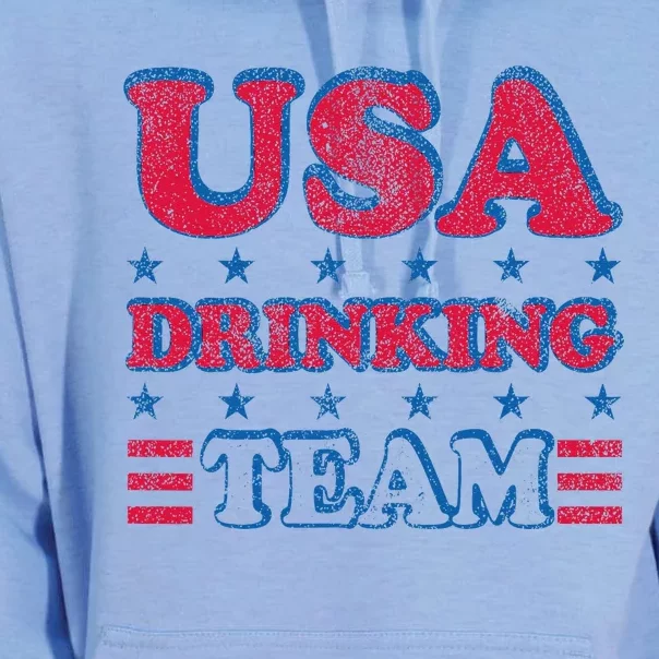 USA Drinking Team 4th Of July Independence Day Drunk Funny Unisex Surf Hoodie