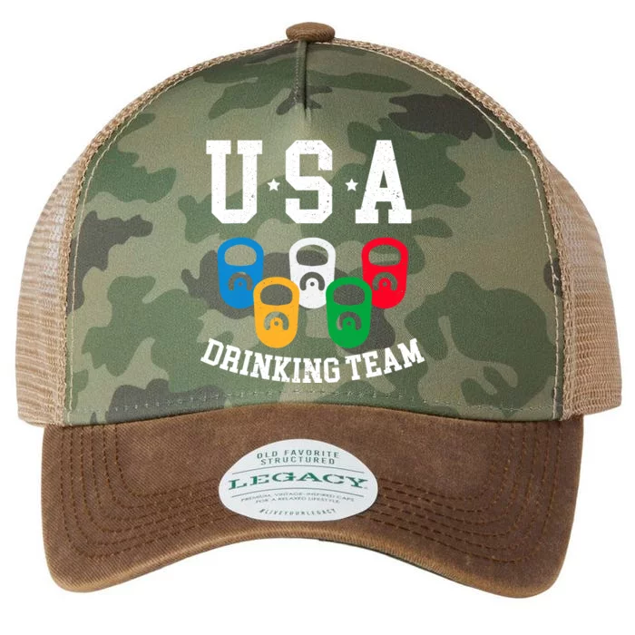 USA Drinking Team for a Team Drinking Beer Lovers Legacy Tie Dye Trucker Hat