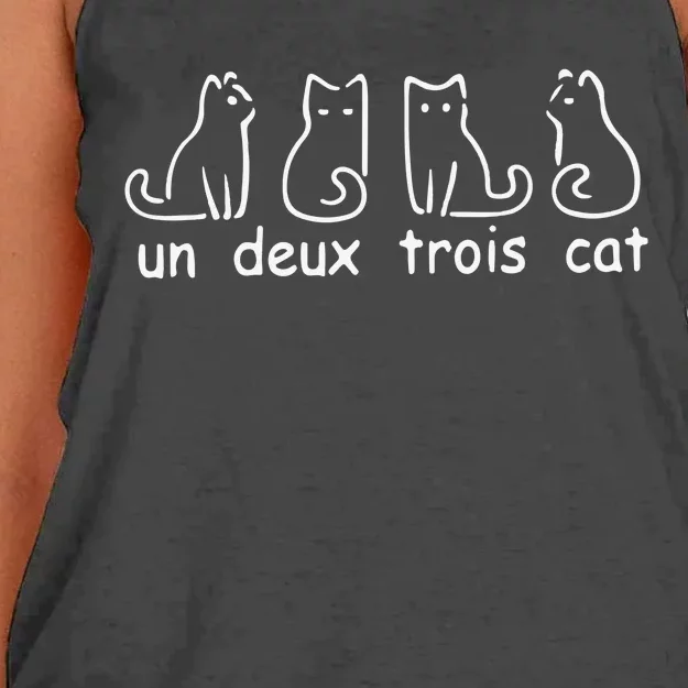 Un Deux Trois Cat Women's Knotted Racerback Tank