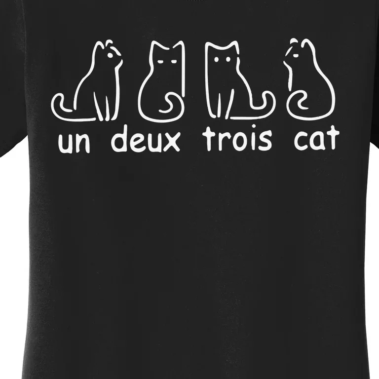 Un Deux Trois Cat Women's T-Shirt