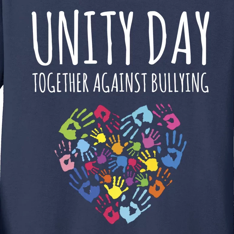 Unity Day Together Against Bullying Kids Long Sleeve Shirt