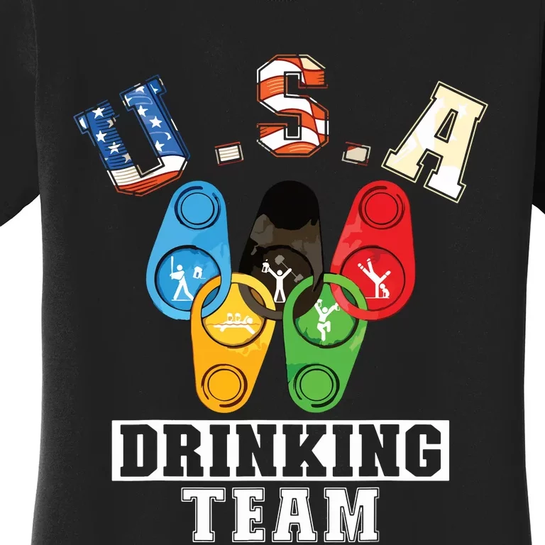 Usa Drinking Team Beer Drinking Team Women's T-Shirt