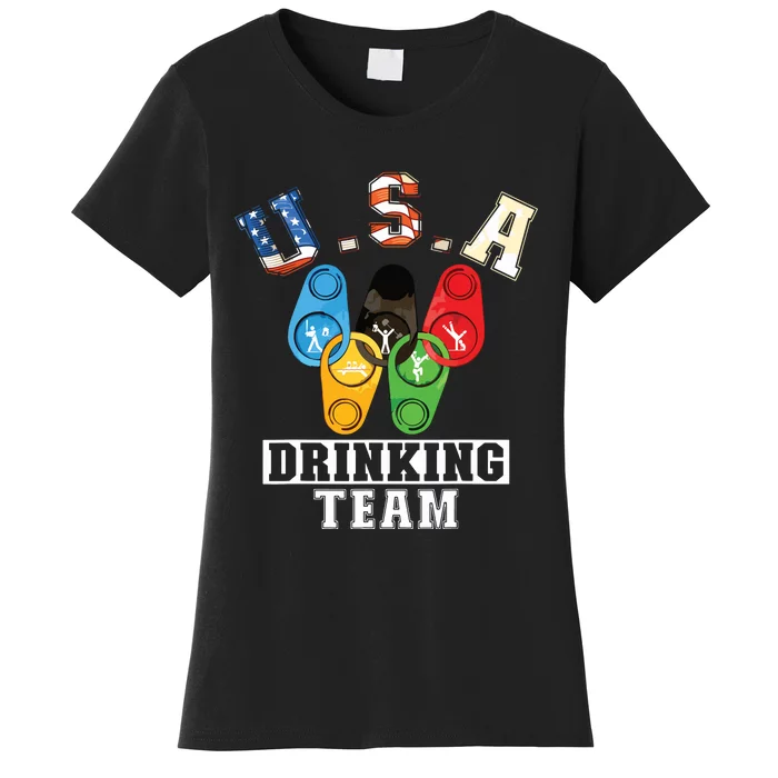 Usa Drinking Team Beer Drinking Team Women's T-Shirt