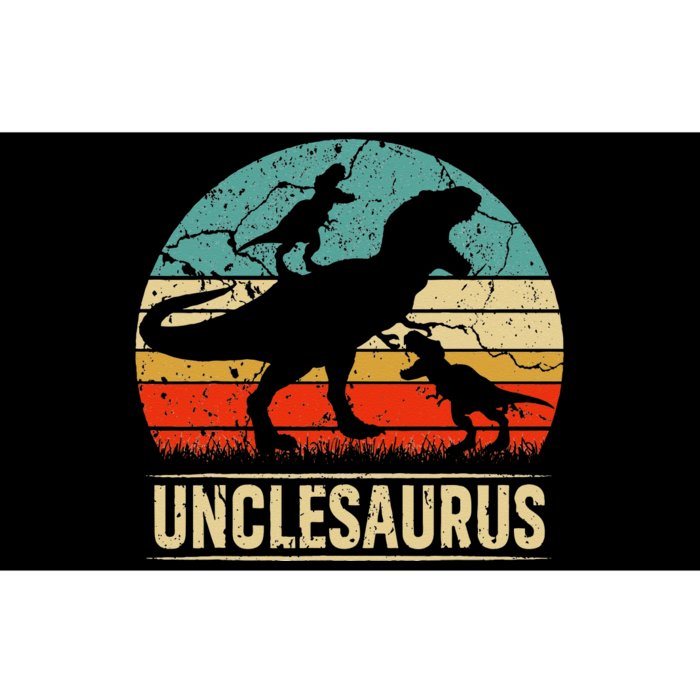 Uncle Dinosaur T Rex Unclesaurus 2 Kids Family Matching Bumper Sticker