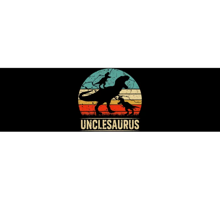 Uncle Dinosaur T Rex Unclesaurus 2 Kids Family Matching Bumper Sticker