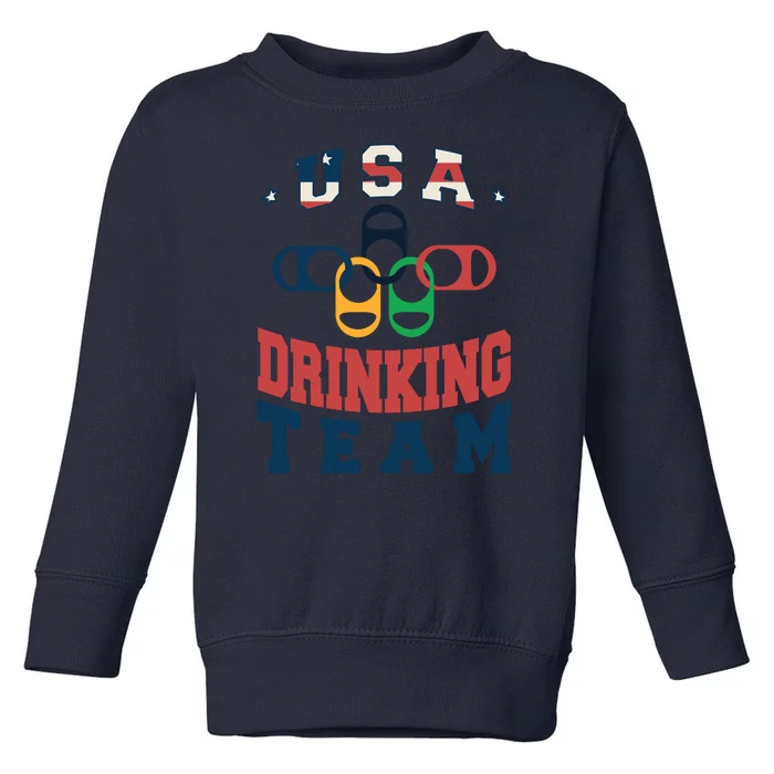 USA Drinking Team Olympics Toddler Sweatshirt