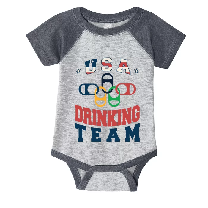 USA Drinking Team Olympics Infant Baby Jersey Bodysuit