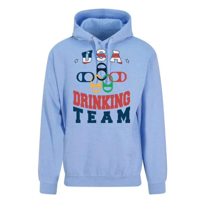 USA Drinking Team Olympics Unisex Surf Hoodie