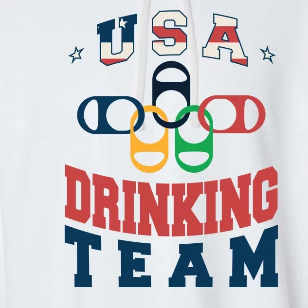 USA Drinking Team Olympics Garment-Dyed Fleece Hoodie