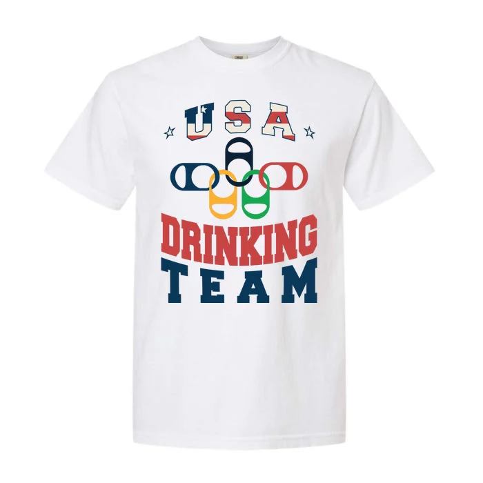 USA Drinking Team Olympics Garment-Dyed Heavyweight T-Shirt