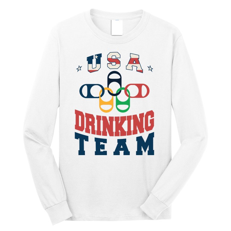 USA Drinking Team Olympics Long Sleeve Shirt