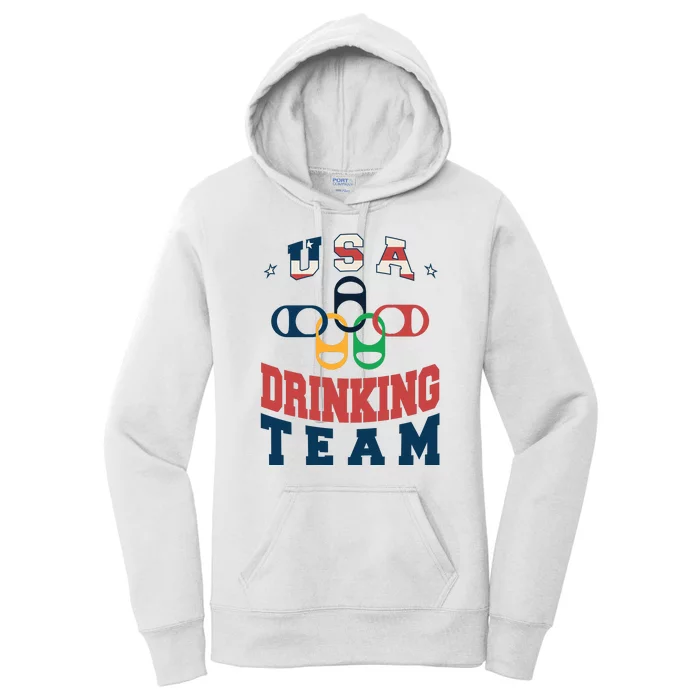 USA Drinking Team Olympics Women's Pullover Hoodie