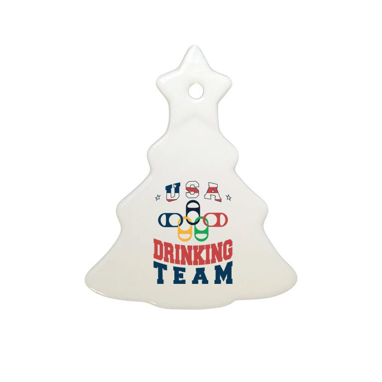 USA Drinking Team Olympics Tree Ornament