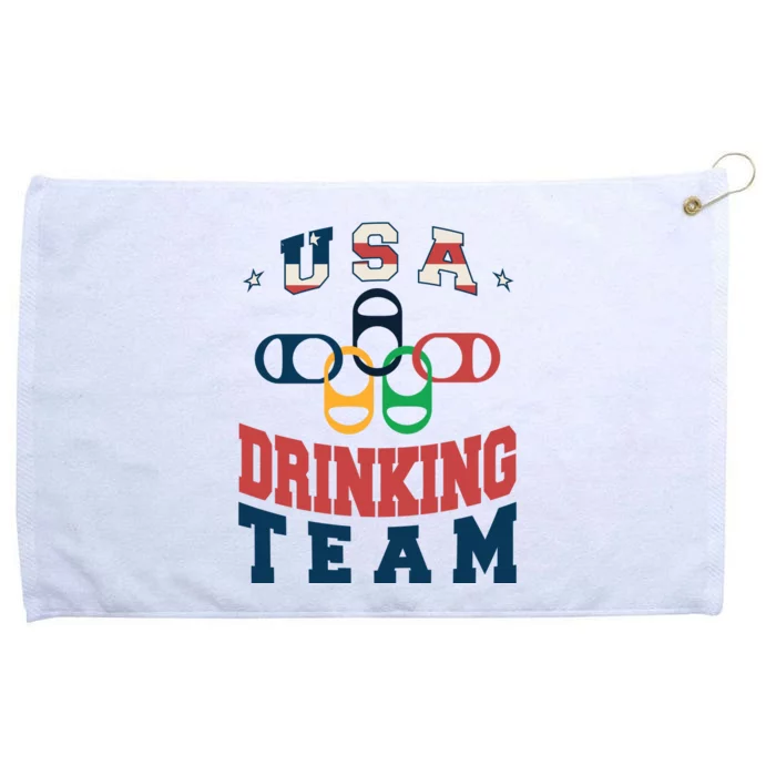 USA Drinking Team Olympics Grommeted Golf Towel