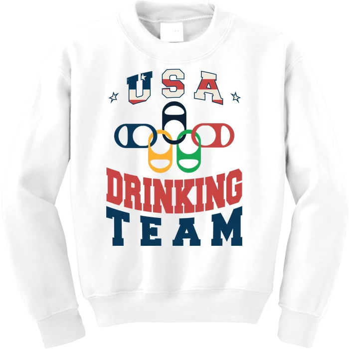 USA Drinking Team Olympics Kids Sweatshirt