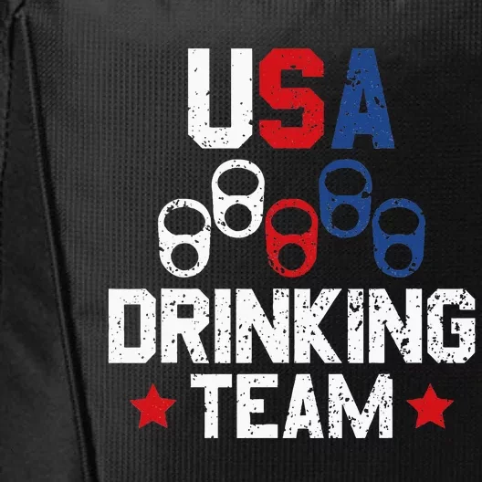 Usa Drinking Team Flag City Backpack