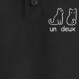 Un Deux Trois Cat Funny Cat  Cat Lovers Cat Mom Dry Zone Grid Performance Polo