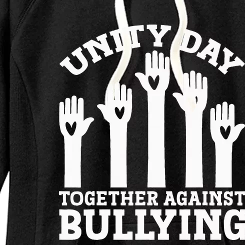 Unity Day Together Against Bullying Anti Bullying Women's Fleece Hoodie