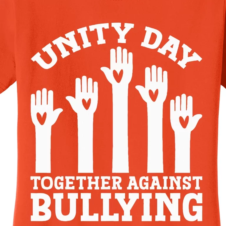 Unity Day Together Against Bullying Anti Bullying Women's T-Shirt