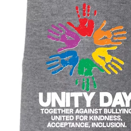 Unity Day Together Against Bullying United For Kindness Acceptance Inclusion Doggie 3-End Fleece Hoodie