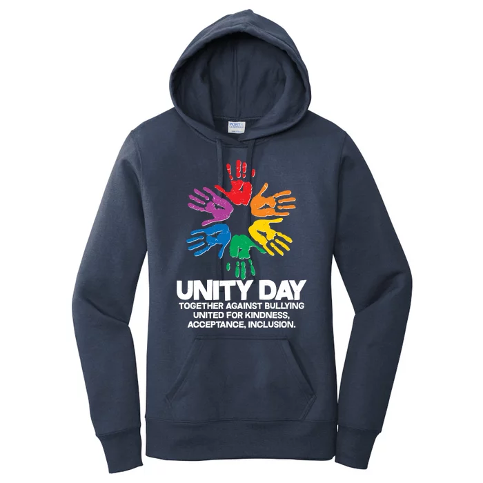 Unity Day Together Against Bullying United For Kindness Acceptance Inclusion Women's Pullover Hoodie