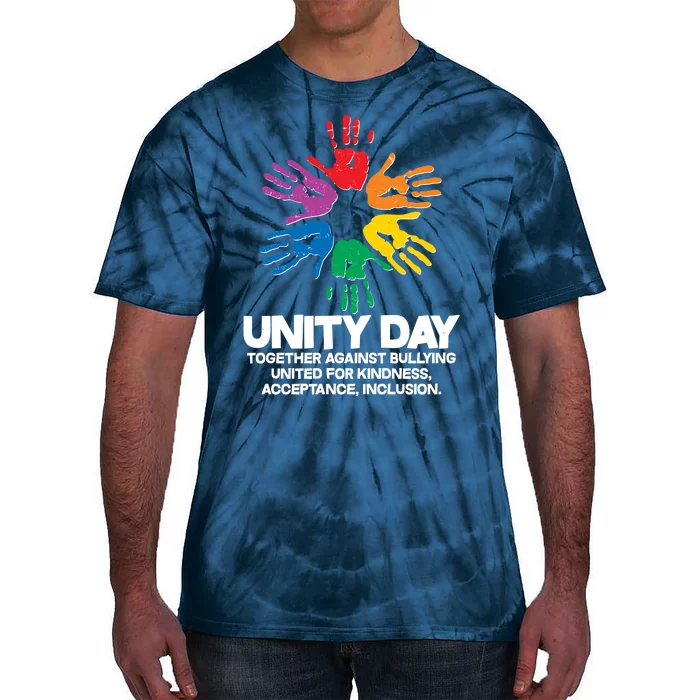 Unity Day Together Against Bullying United For Kindness Acceptance Inclusion Tie-Dye T-Shirt