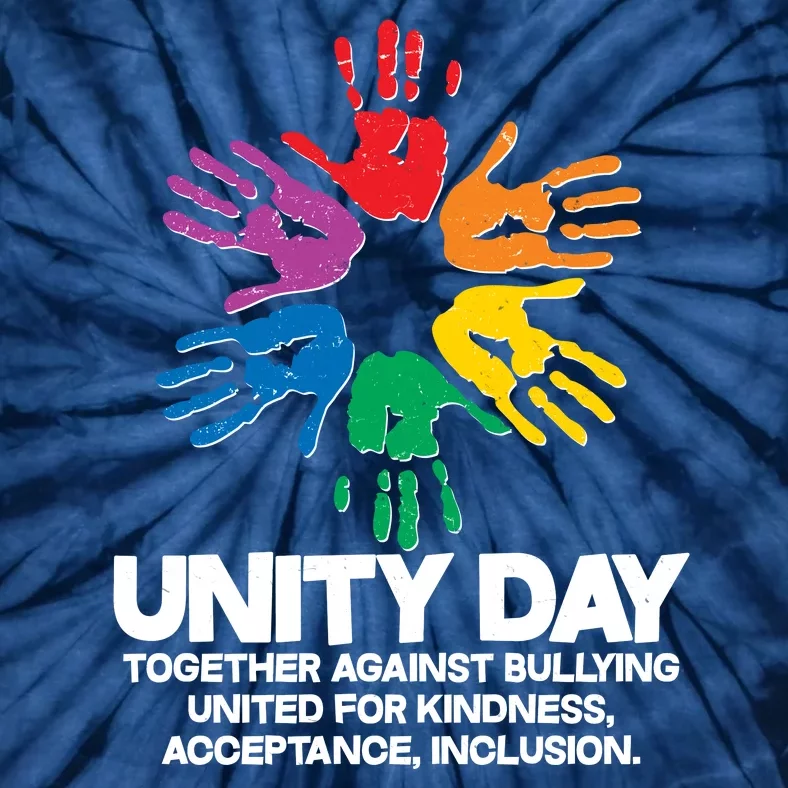 Unity Day Together Against Bullying United For Kindness Acceptance Inclusion Tie-Dye T-Shirt