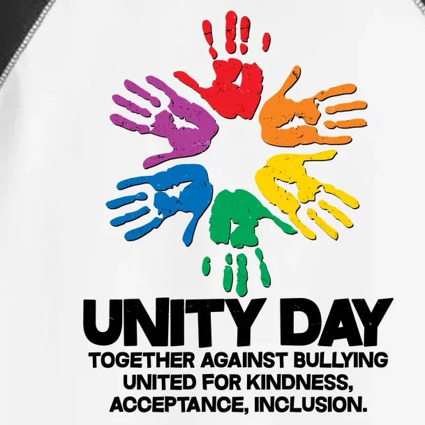 Unity Day Together Against Bullying United For Kindness Acceptance Inclusion Toddler Fine Jersey T-Shirt