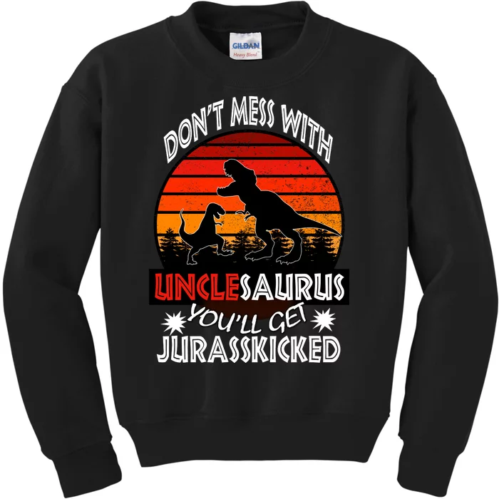 Uncle Dinosaur Kids Sweatshirt