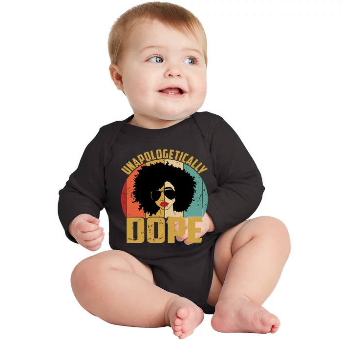 Unapologetically Dope Baby Long Sleeve Bodysuit