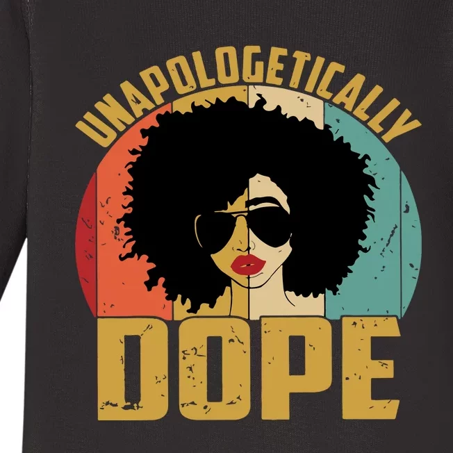 Unapologetically Dope Baby Long Sleeve Bodysuit