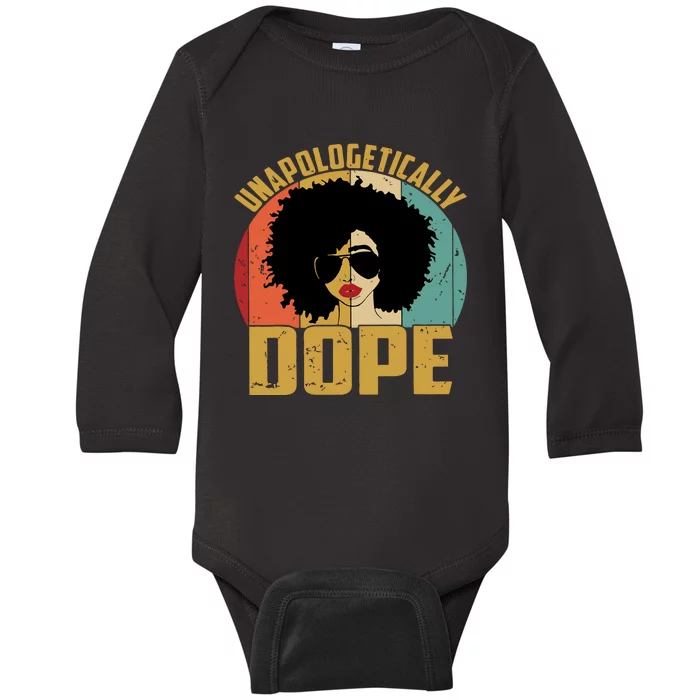 Unapologetically Dope Baby Long Sleeve Bodysuit