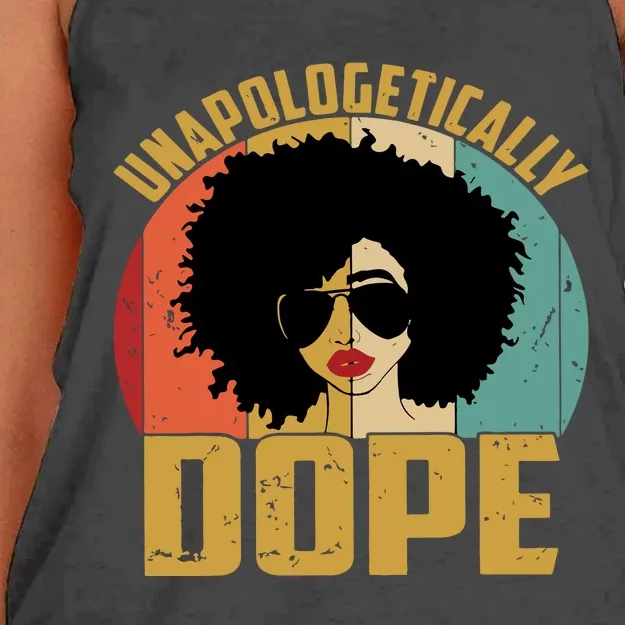 Unapologetically Dope Women's Knotted Racerback Tank