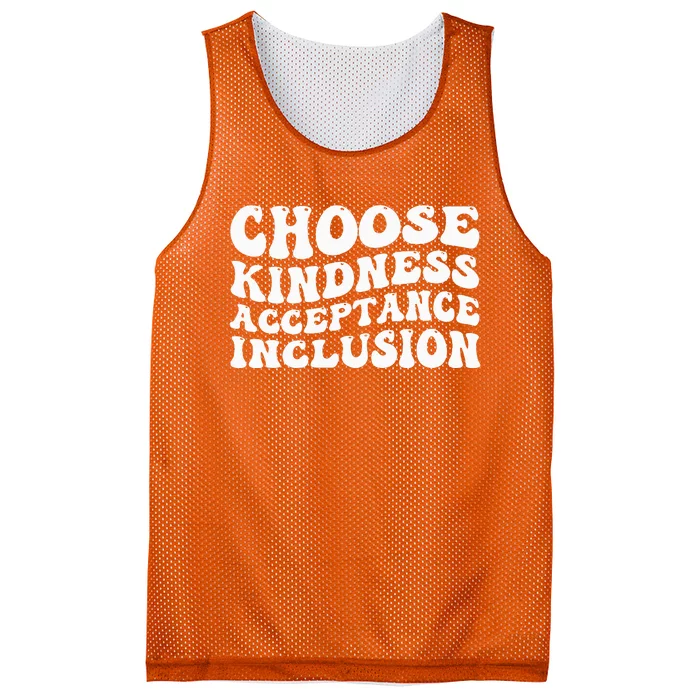 Unity Day Vibes Orange Be Kind End Bullying Mesh Reversible Basketball Jersey Tank