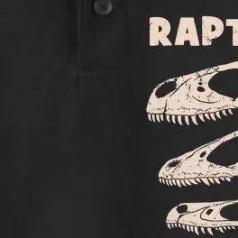 Utahraptor Deinonychus Velociraptor Skull Fossil Hunter Dry Zone Grid Performance Polo