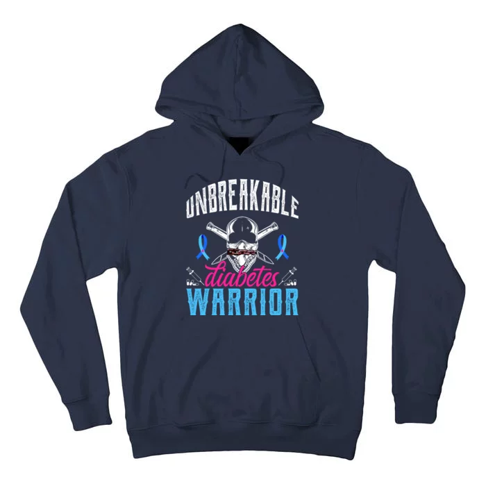 Unbreakable Diabetes Warrior Tall Hoodie