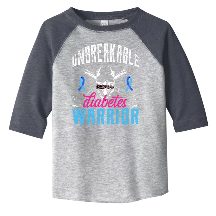 Unbreakable Diabetes Warrior Toddler Fine Jersey T-Shirt