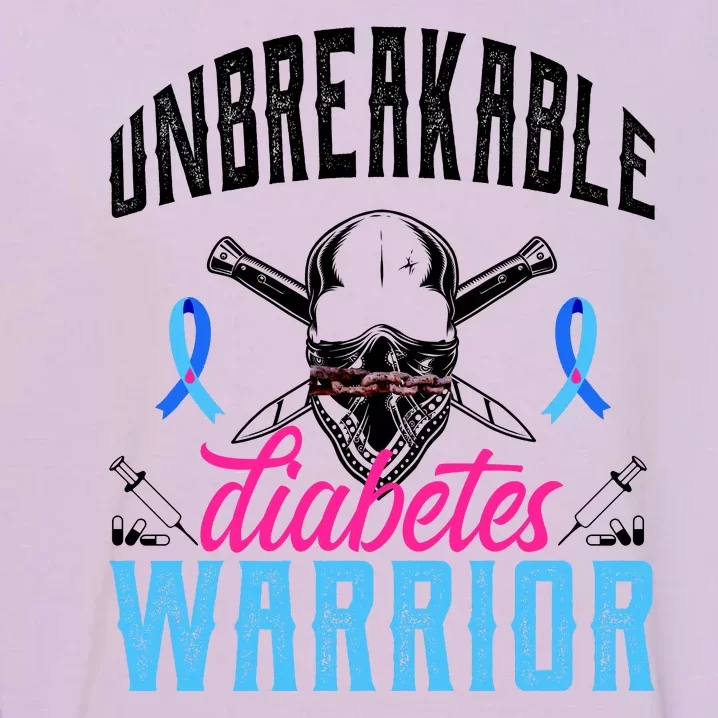 Unbreakable Diabetes Warrior Garment-Dyed Sweatshirt